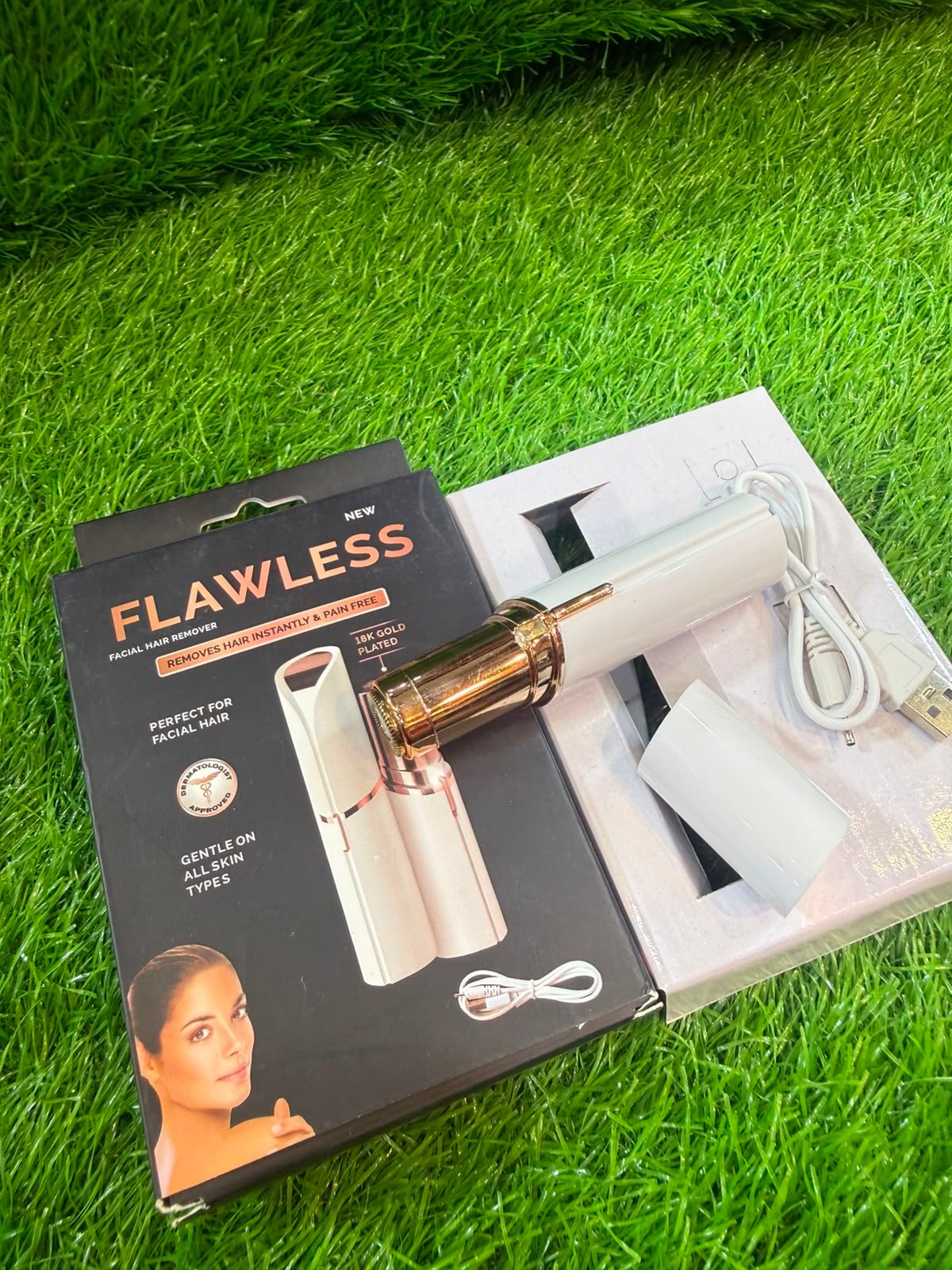 Flawless Facial hair remover EYEBROW TRIMMER + FACE TRIMMER - Image 4