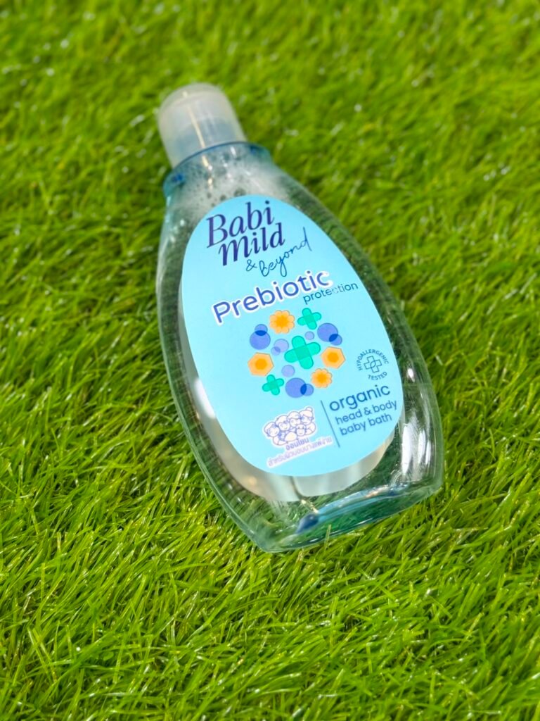 Babi Mild Organic head and body baby bath