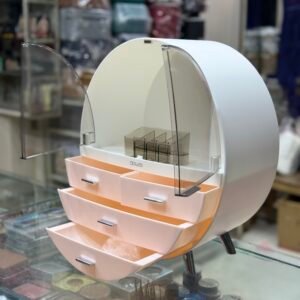 Egg shape Makeup organiser / makeup box pink color