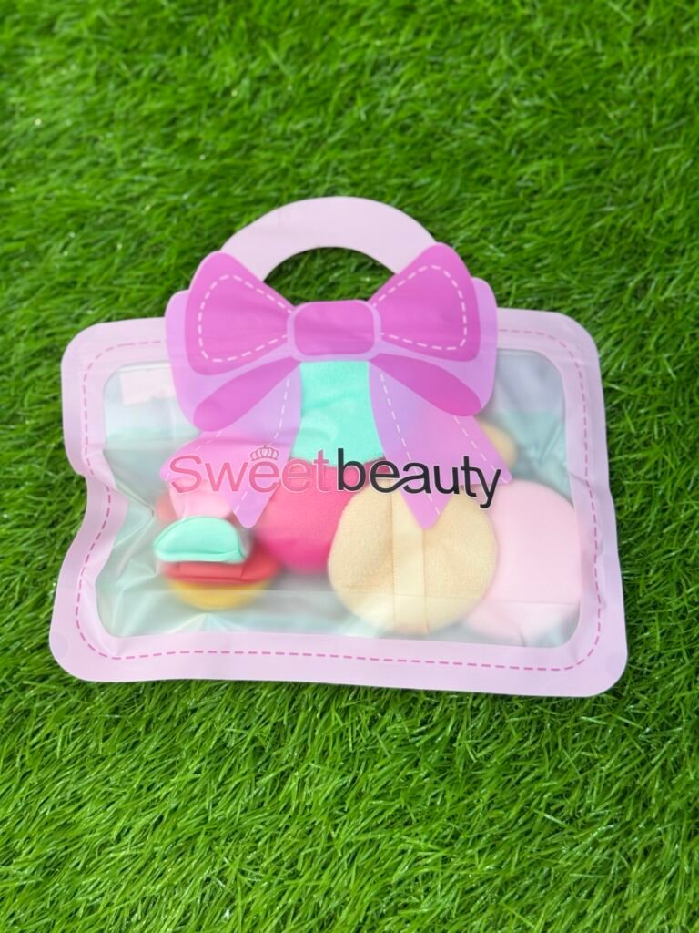 Sweet beauty makeup puff set