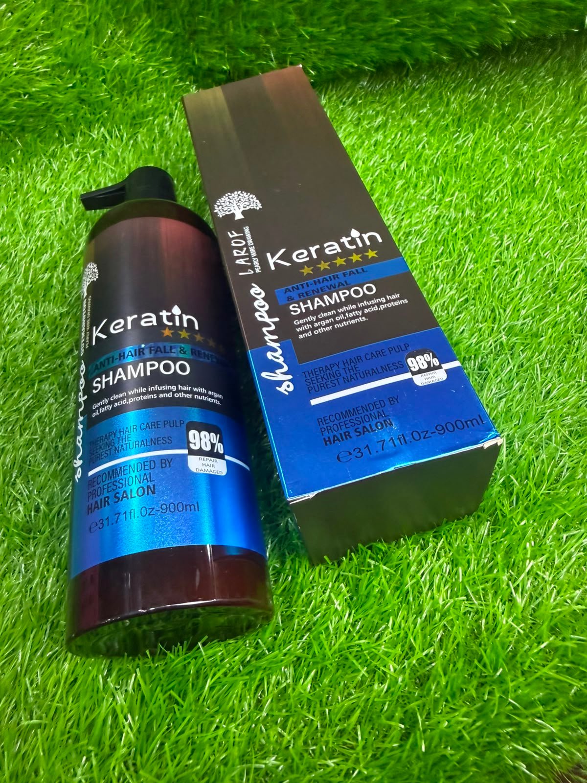 keratin anti hair fall & Renewal Shampoo 900ml - Image 2