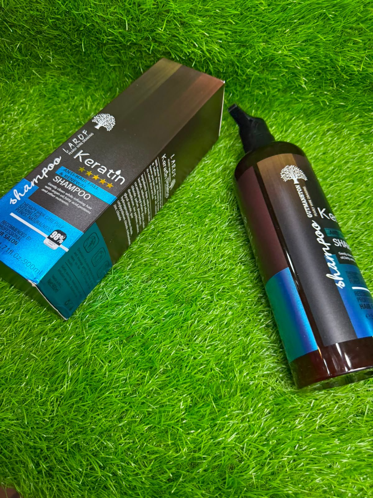 keratin anti hair fall & Renewal Shampoo 900ml - Image 4