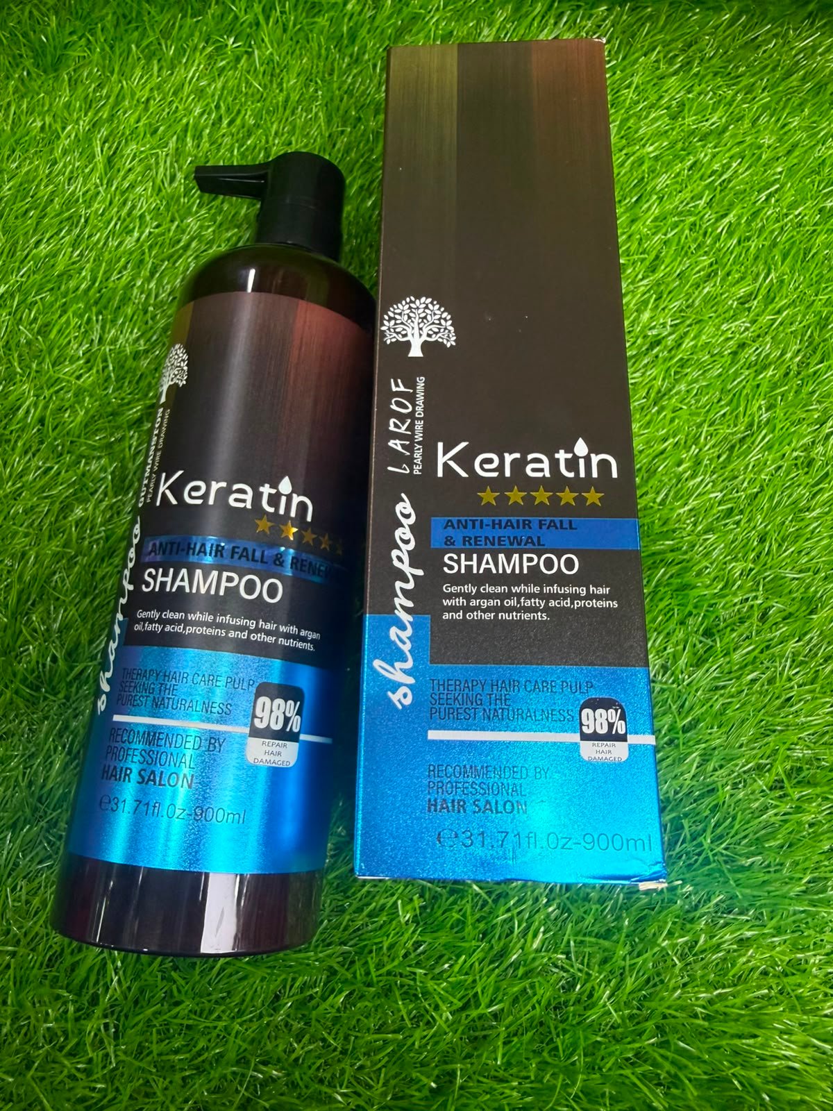 keratin anti hair fall & Renewal Shampoo 900ml - Image 3