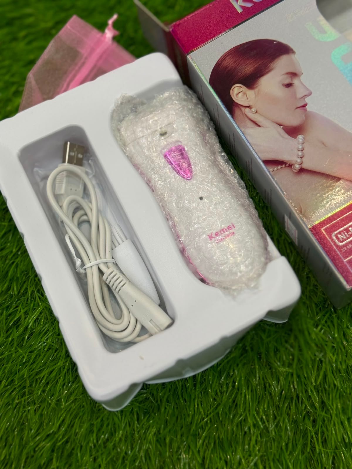 Kemei KM-290R Lady Professional Electric Epilator machine - Image 5
