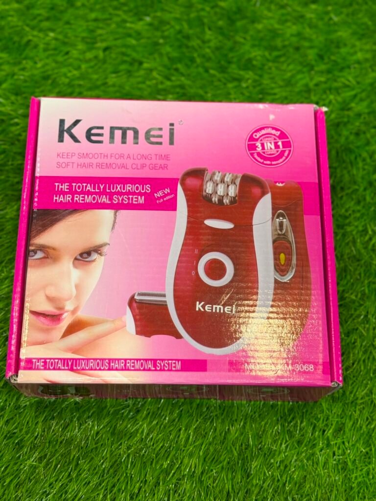Kemei KM-3068 3-in-1 Shaver & Epilator machine 2in1