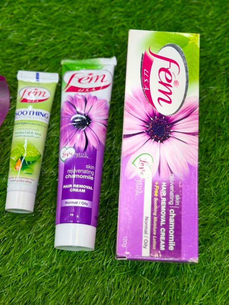 FEM HAIR REMOVER CREAM 120g + SOOTHING CREAM FREE