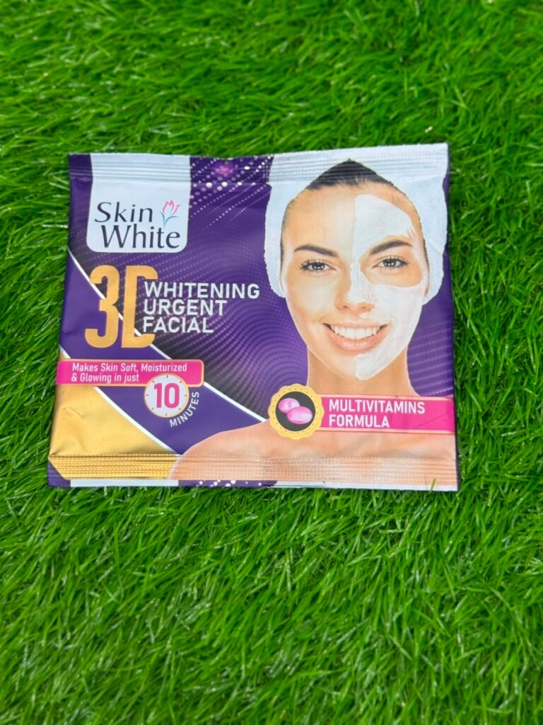 skin white 3D whitening urgent facial sachet