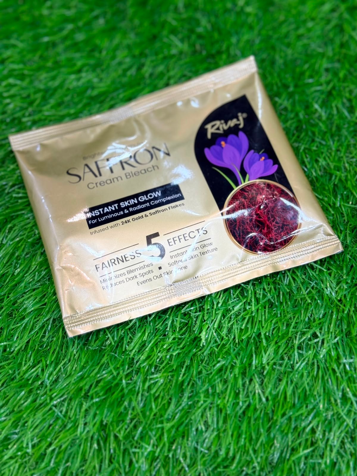 Rivaj sachet saffron bleach - Image 2