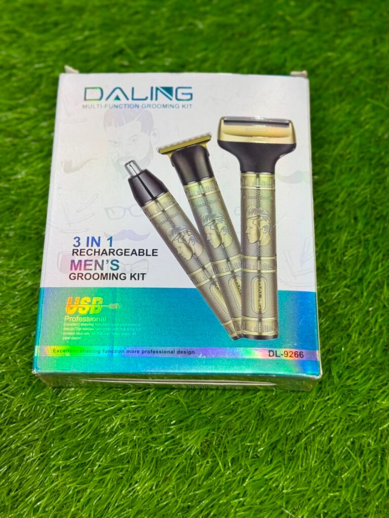DALING DL-9266 3-in-1 Rechargeable Men's Grooming Kit / SHAVING KIT