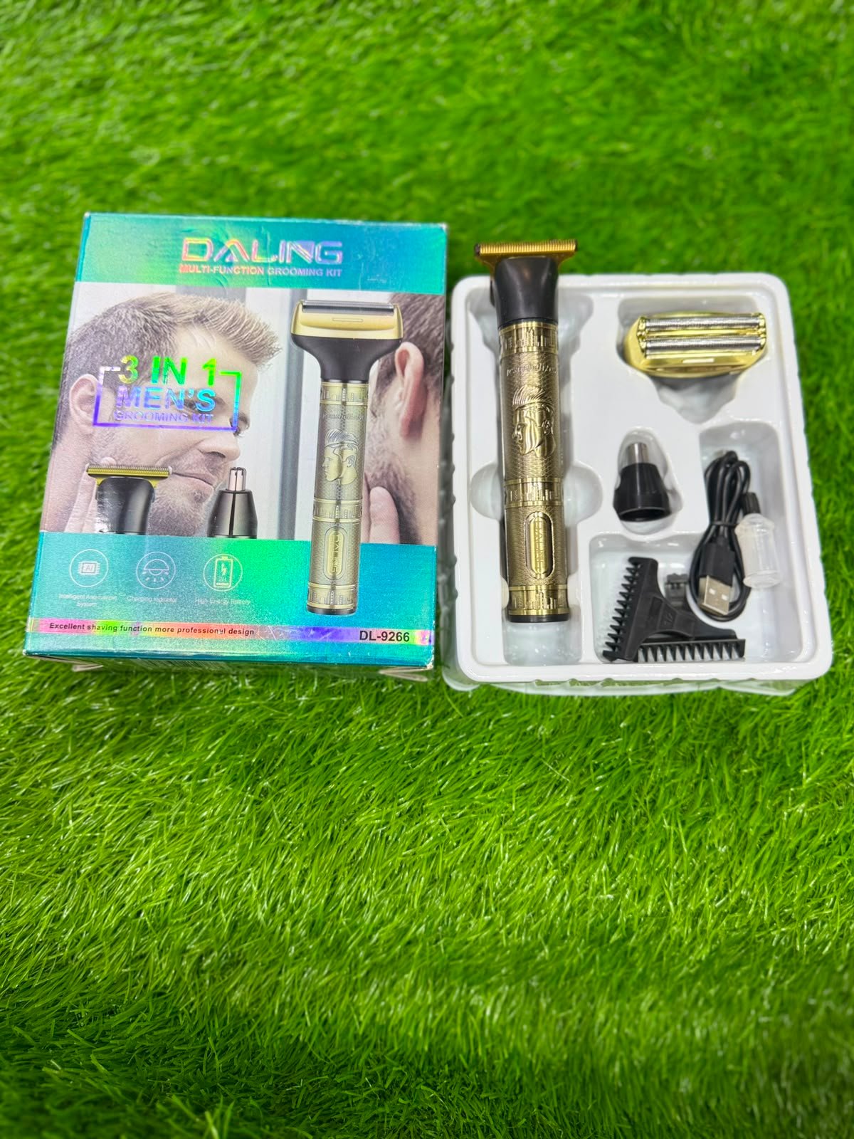 DALING DL-9266 3-in-1 Rechargeable Men's Grooming Kit / SHAVING KIT - Image 2