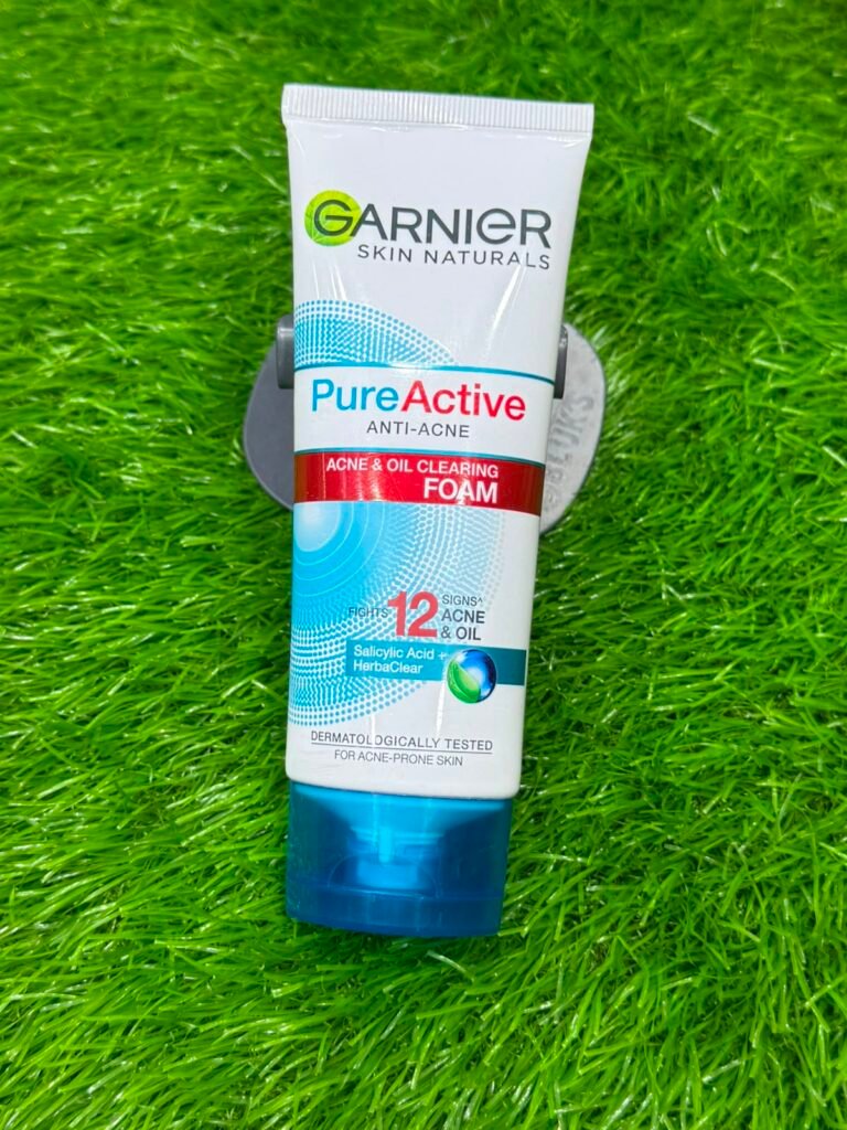 Garnier pure active face wash