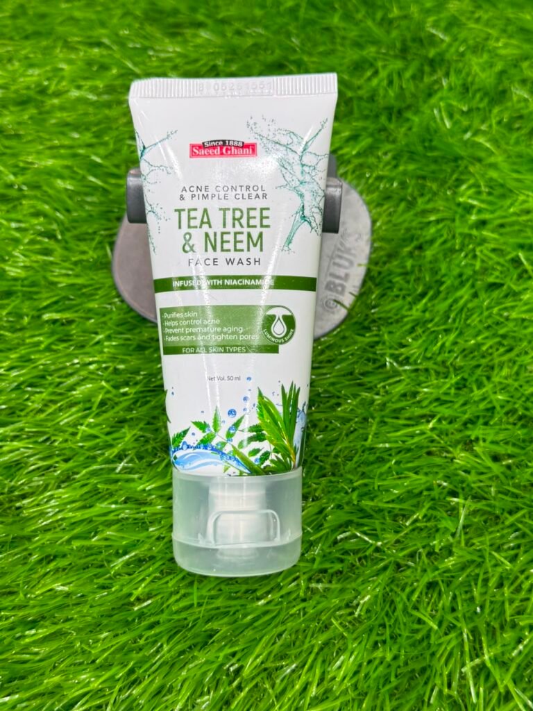 SAEED GHANI TEA TREE AND NEEM FACE WASH 50ML