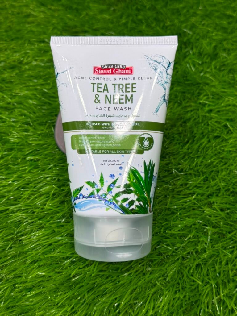 SAEED GHANI TEA TREE AND NEEM FACE WASH