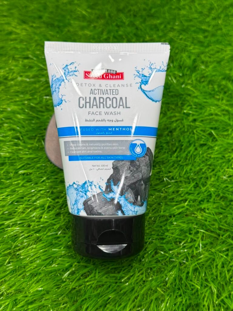 SAEED GHANI ACTIVATED CHARCOAL FACE WASH