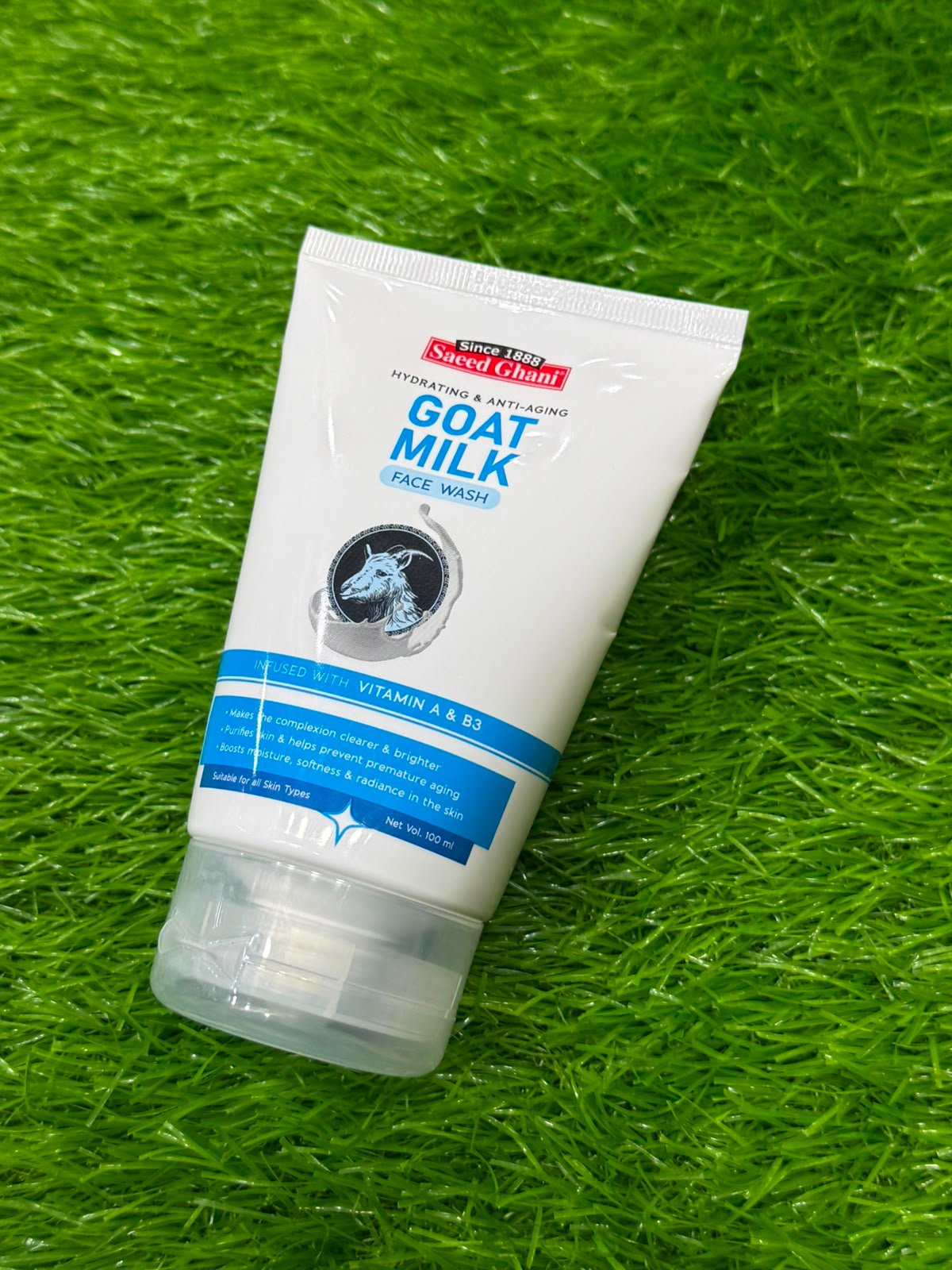 SAEED GHANI GOAT MILK FACE WASH 100ML - Image 3