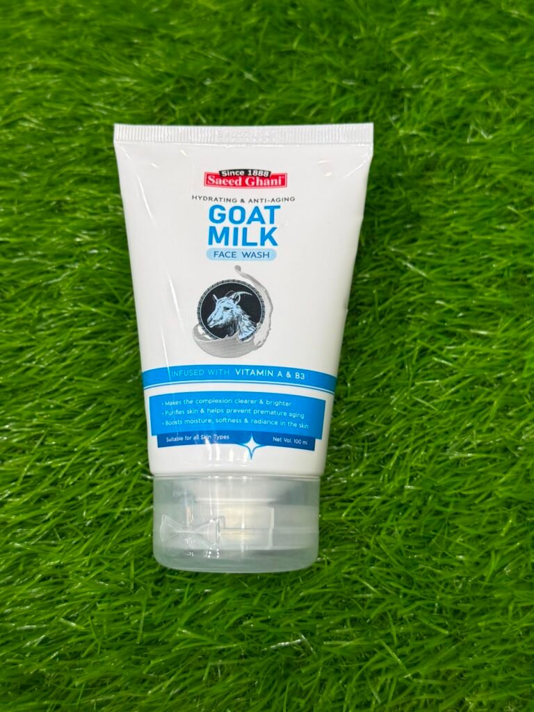 SAEED GHANI GOAT MILK FACE WASH 100ML