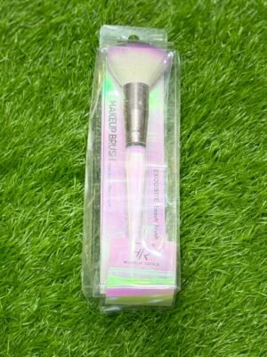 Golden rose makeup brush
