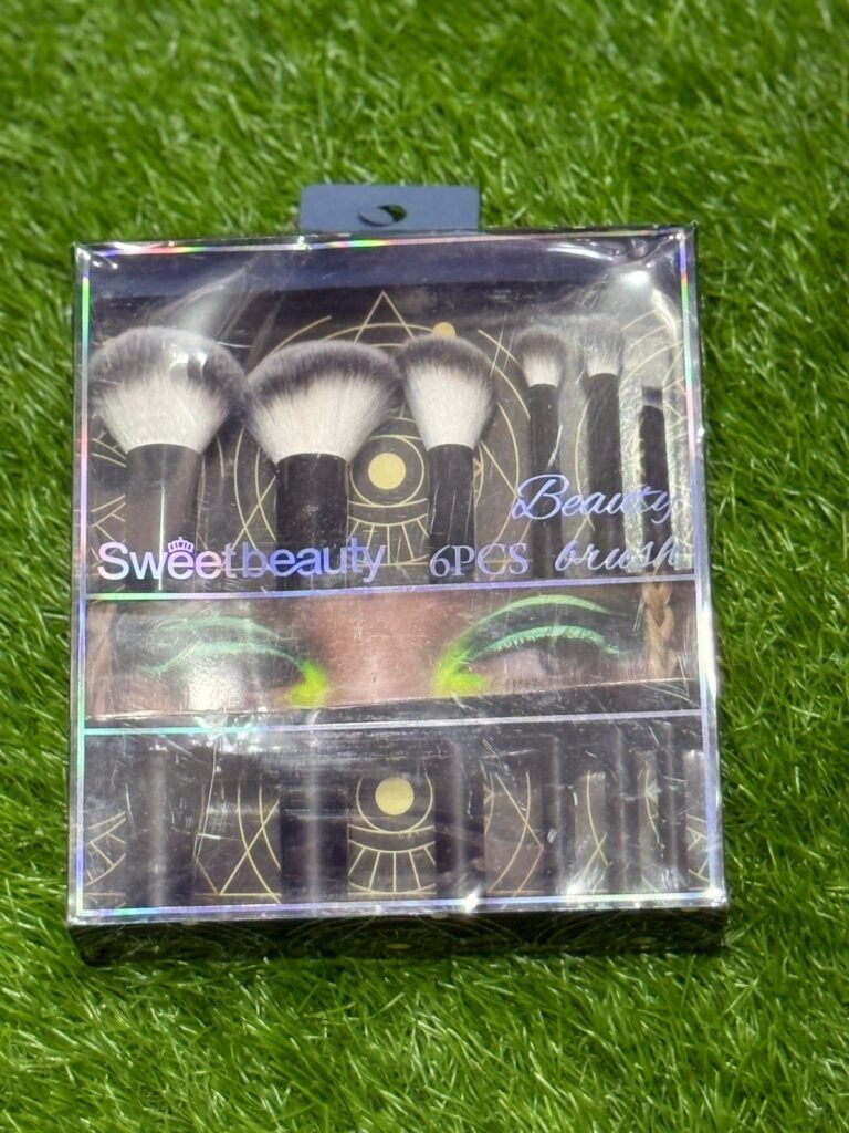 sweet beauty 6pc makeup brush kit