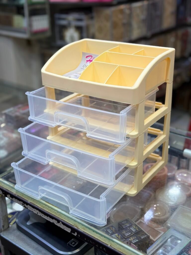 Jewellery box + makeup organiser