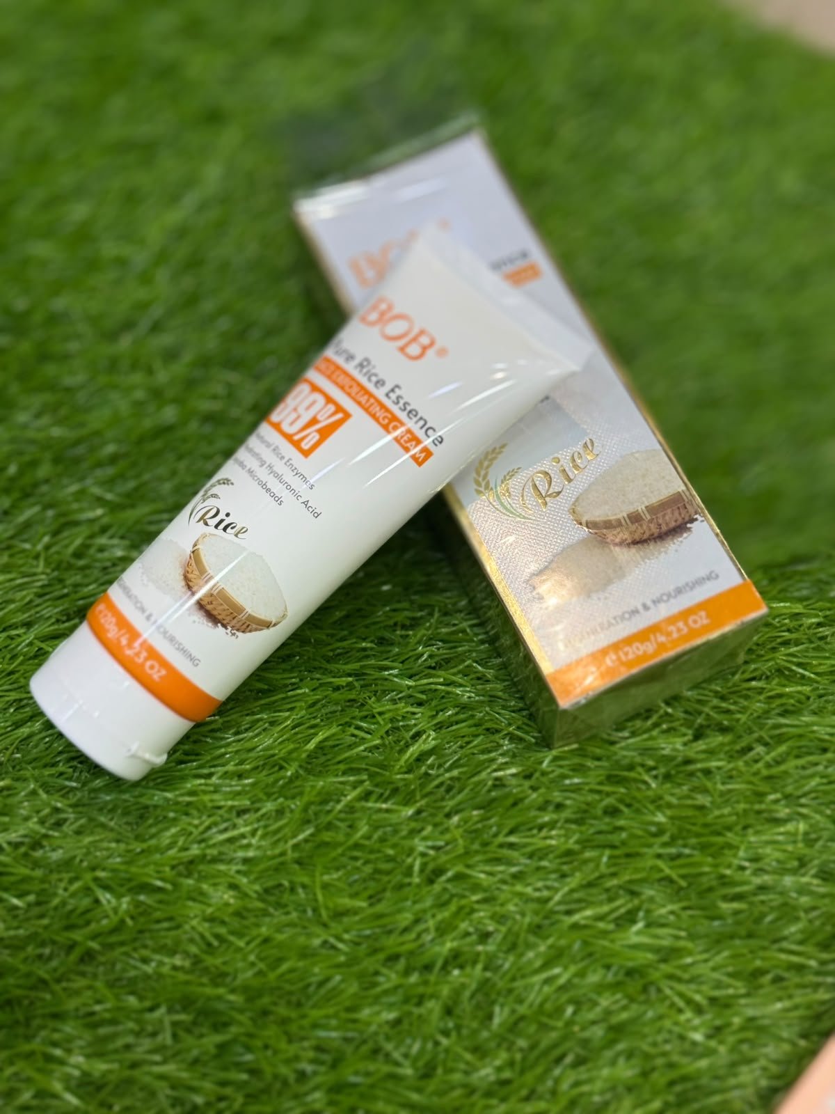 BOB Pure Rice Essence / Face Exfoliating Cream / Scrub - Image 4