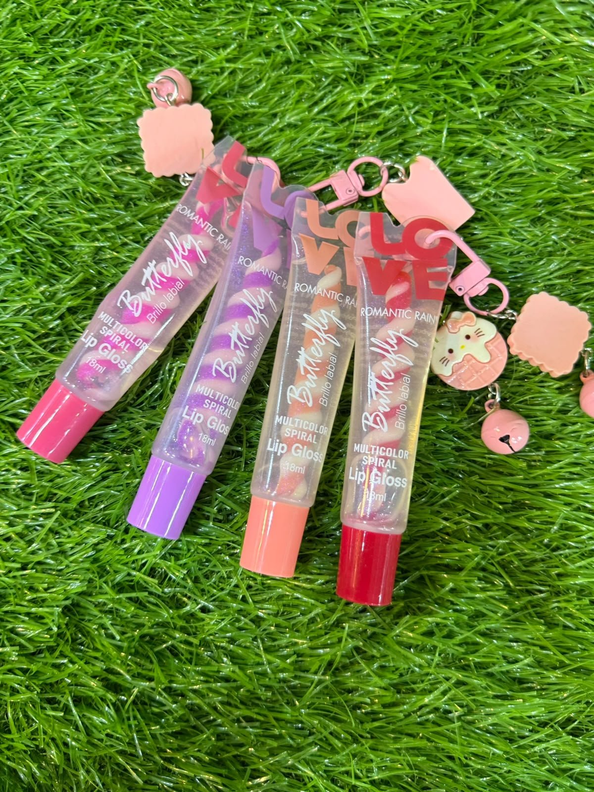 Butterfly Multicolor Spiral Lip Gloss - Image 3