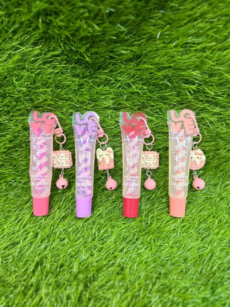 Butterfly Multicolor Spiral Lip Gloss
