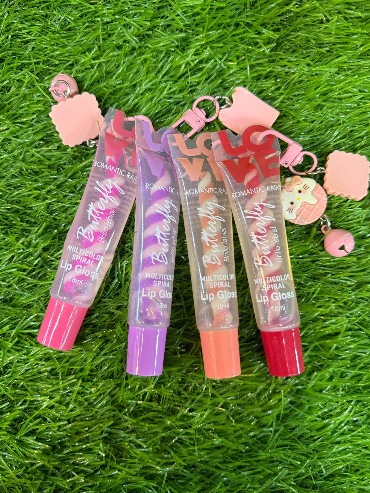 Butterfly Multicolor Spiral Lip Gloss - Image 4