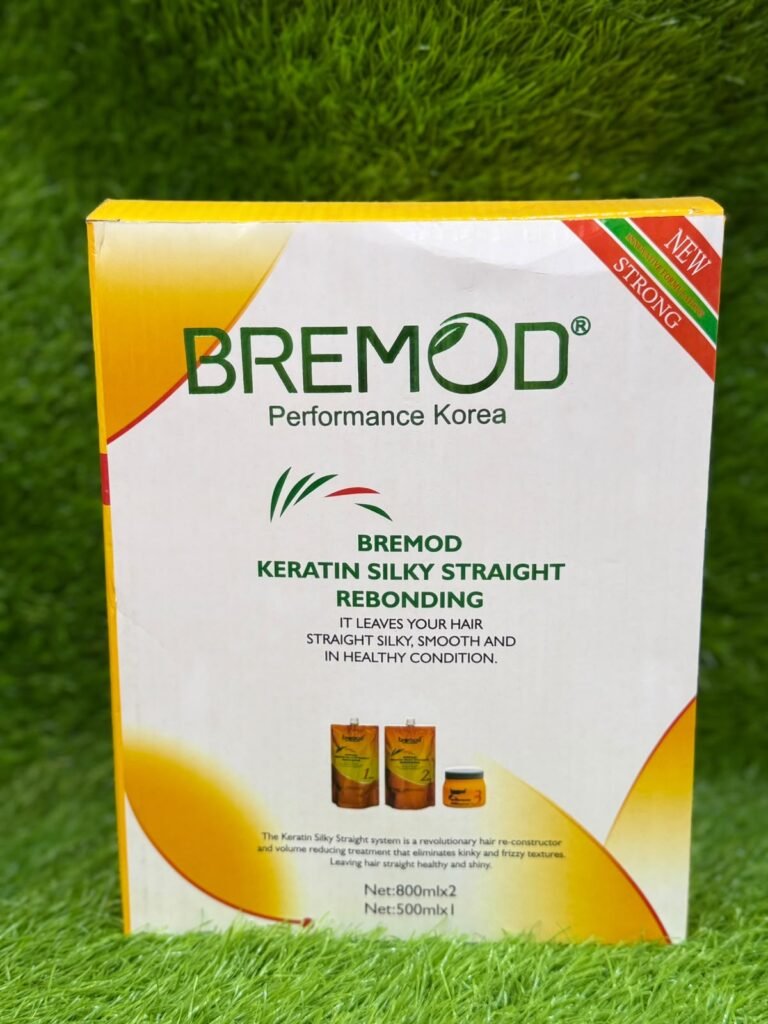 BREMOD Keratin Silky Straight Rebonding Performance Korea Professional hair straightening / rebonding set