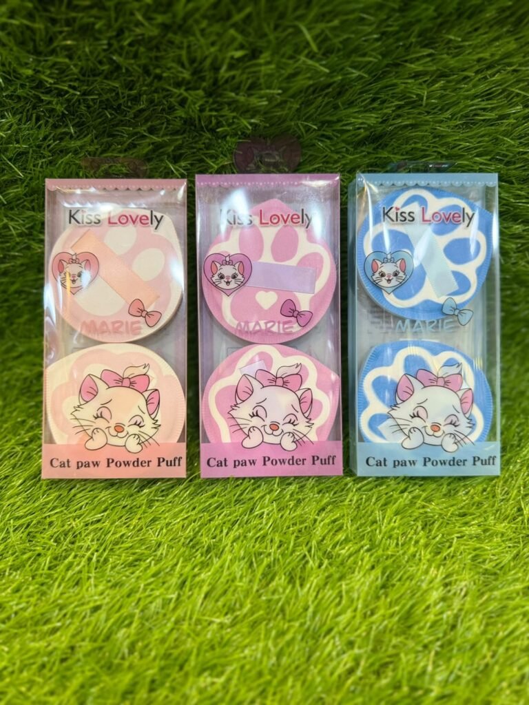 Kiss Lovely Cat paw Powder Puff (Cat character design)