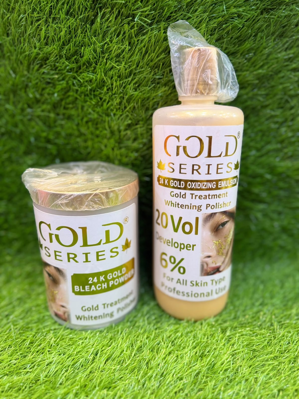 Gold Series 24K Gold Bleach Powder / Gold Treatment Whitening Polisher - Image 2